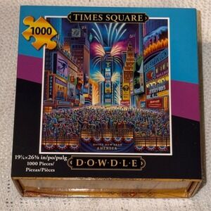 Dowdle Times Square New York City 1000 Piece Jigsaw Puzzle Eric Dowdle Folk Art